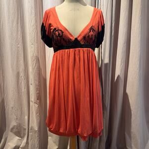 VTG Erotokritis Lace Trimmed Bubble Dress Size 3 ( US M/ L)